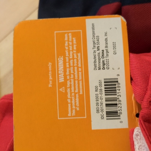 Red Ketchup Dog Costume Hyde And Eek - Picture 6 of 6